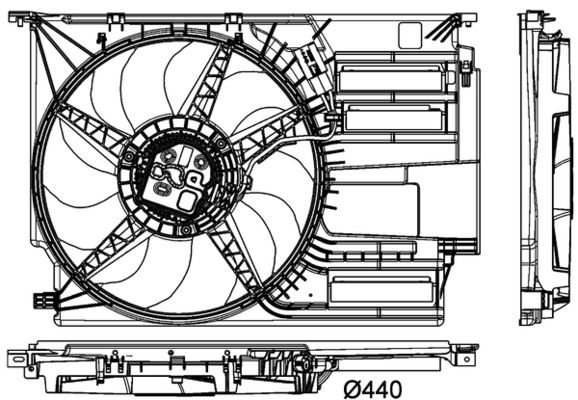 BHR CFF 404 000P Klima Fan Motoru  F45-F46-X1 F48-X2 F39 Mini R54-R55-R56-R57