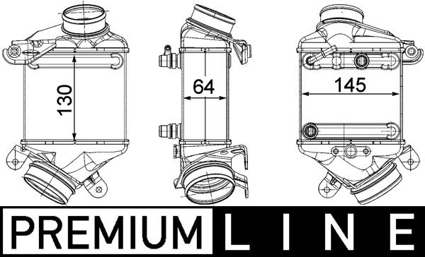 MAHLE CI187000P Turbo Radyatoru Bmw F10 F01 F15 E70 E71 F11 F12 F13 Premium Line