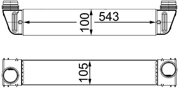 NIS-96607 Turbo Radyatoru N47-M47n2-M57n-M57n2  -  E60