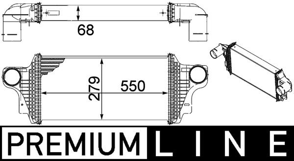 MAHLE CI239000P Turbosarj Radyatoru Mercedes X164 W164
