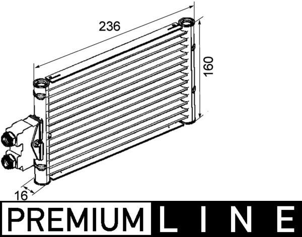 MAHLE CLC74000P Otomatik Sanziman Yag Sogutucusu Mercedes C219 W211 S211 W164 C209 W463 R230 B906 B907