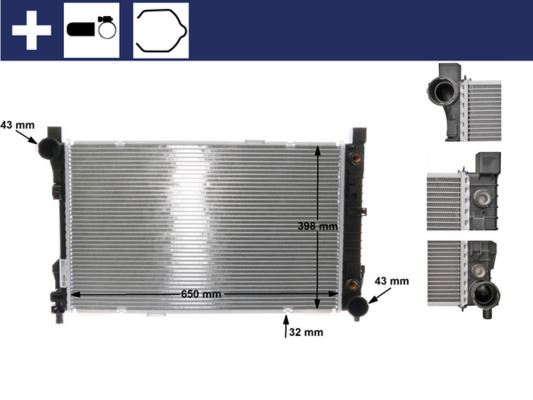 MAHLE CR387000S Motor Su Radyatoru Mercedes W203 Cl203 S203 C209 A209 R171