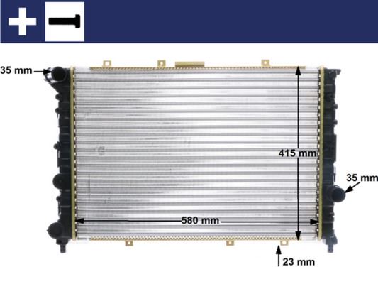 MAHLE CR520000S Kühlmittelkühler Alfa Romeo 156