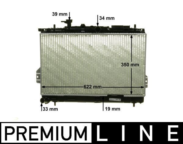 MAHLE CR1292000P Kühlmittelkühler Hyundai Matrix 2001-