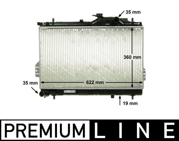 MAHLE CR1294000P Kühlmittelkühler Hyundai Matrix 2001-