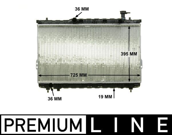 MAHLE CR1297000P Kühlmittelkühler Hyundai Santa Fe