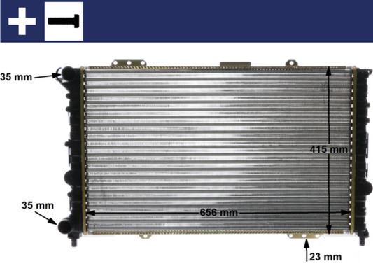 MAHLE CR1410000S Kühlmittelkühler Alfa Romeo 166