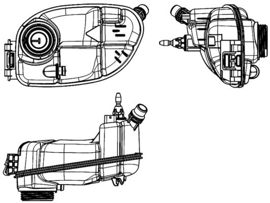 MAHLE CRT65000S Radyator Yedek Su Deposu Mercedes W176 W246 C117 X117 X156