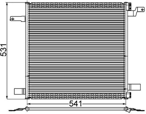 MAHLE AC259001S Klima Radyatoru Mercedes Ml-Class W163 98>05