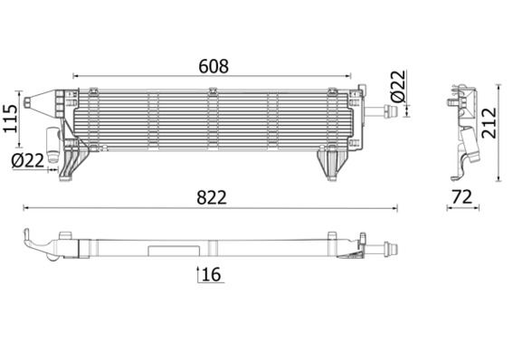 MAHLE CR2636000P Kühlmittelkühler Mercedes Cls 350 Eq Boost
