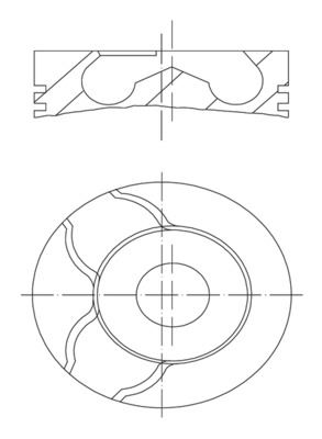 GOETZE 877182005000AG Motor Piston Segman 0.50 76.00 25pim Clio-Kangoo-Symbol 1.5 Dci