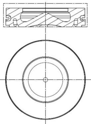 FM 87-70246 050 Piston+Segman 84.50 Mm E81-E82-E87-E90-E91-E92-E93-E60-E61-X3 E83