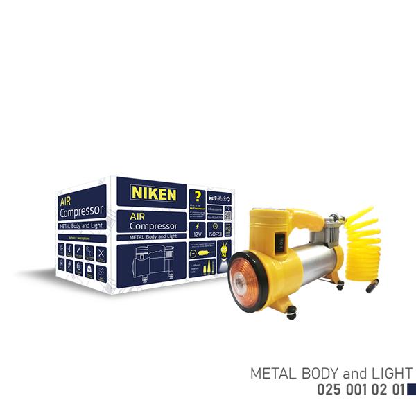 NIKEN 0250010201 Hava Kompresörü Sari Metal Gövde