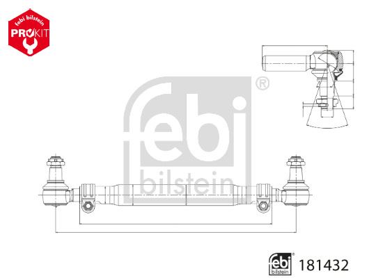 FEBI 181432 Rot Mili Iveco