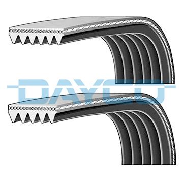 DAYCO PVE003 V Kayiş Seti 5pk 690 6pk 1019 Fiesta-Fusion 1.4-1.6 Benz 02 >