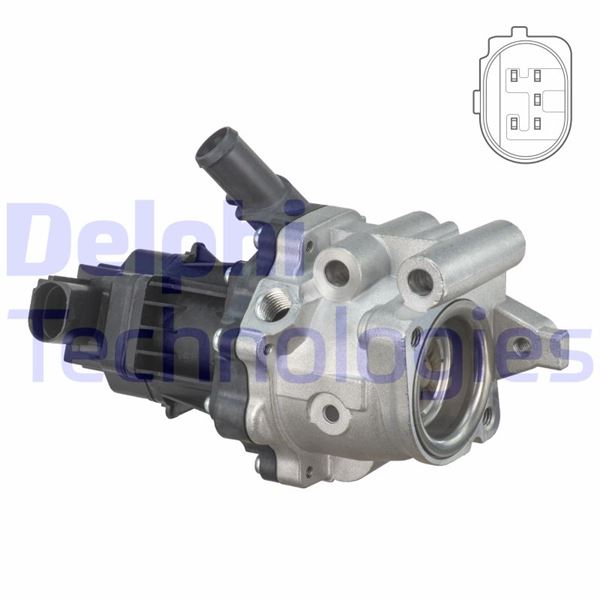 DELPHI EG10482-12B1 Egr Valfi Iveco Daily Iv 11> 2.3 Jtd 106-126-136-146 Ps