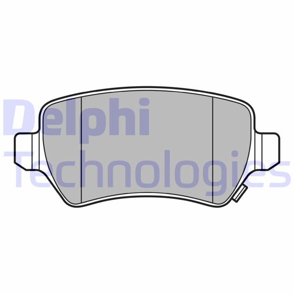 DELPHI LP3615 Arka Fren Balata Kia Ceed 1.6l G4fj T-Gdi 13-> / 1.6l D4fb Crdi Dizel 12-> / Venga 1.4l 1.6l 10-19