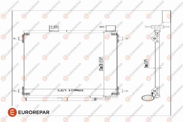 NIS-94723 Klima Radyatoru Peugeot 407 04-