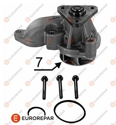 EUROREPAR 1635180780 Devirdaim Su Pompasi Hyundai Accent Blue 1.6l Crdi 10-17 / İ20 1.4l D4fc Crdi 10-> İ30 1.6l D4fb Cr Di 07-> / Kia Ceed 1.6l D4fb Crdi 07-> / Rio 1.4l D4fc Crdi 10->