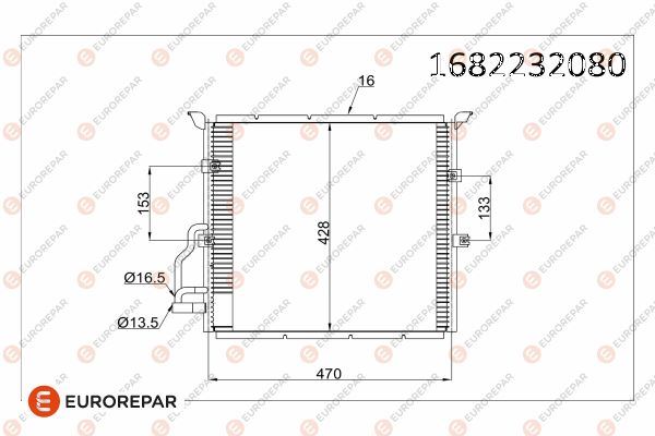 1682232080 Klima Radyatörü  E36