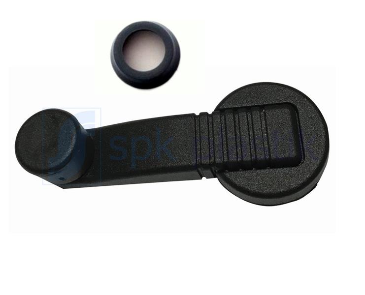 SPK 163-S Cam Açma Kolu Pullu Siyah R9 97 Ym.-R11-R19-R21-Express