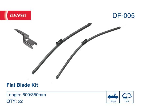 VAL-119290 Swf Visioflex Flat Blade (X2) (650+350 Mm) Fiat 500 (Nuova) (07 - )
