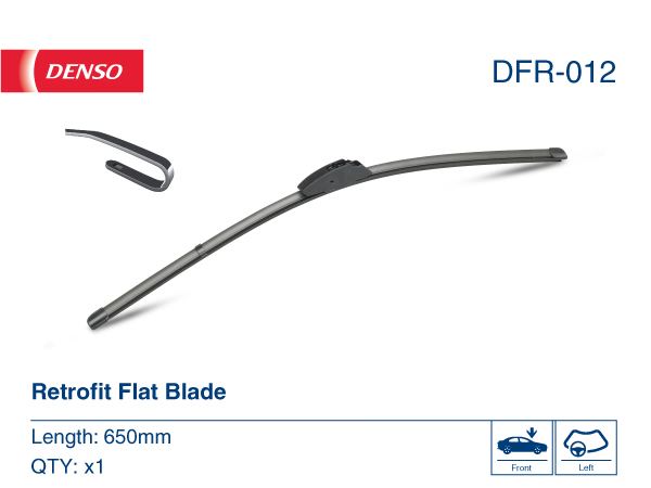 DEN-DFR-012 Silecek Supurgesi Orta 650 Mm Renault  Twingo I Citroen  C1 Toyota  Aygo Nissan  Primera