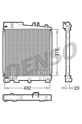DENSO DRM05029 Radiator Bmw 3 E30 82-94