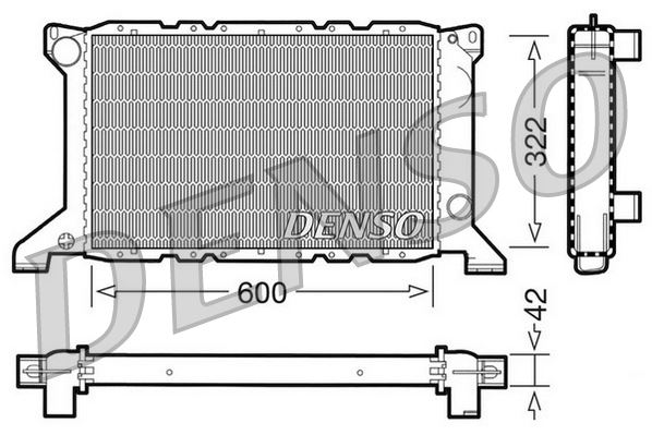DENSO DRM10098 Radiator Ford Transit 94-00