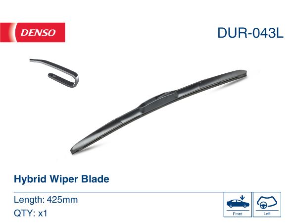 DENSO DUR-043L X Silecek Süpürgesi Ad. 425mm Muz Tipi 17 Inc