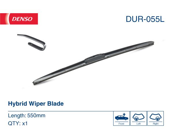 DENSO DUR-055L X Silecek Süpürgesi Ad. 550mm Muz Tipi 22 Inc