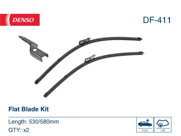 VAL-577820 Valeo Silencio Vf820 (X2) (530+580mm) (Ön) Porsche Panamera (970)   Porsche 911 (991)   Porsche Boxs