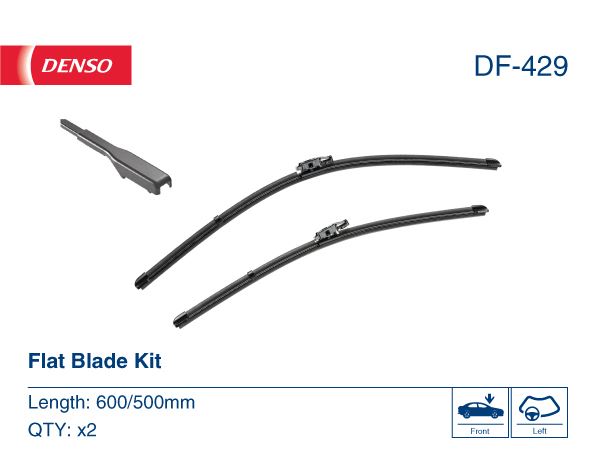 DENSO DF-429 Wiper. Flat Front Blade