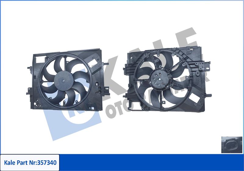25-3522 Fan Motoru Davlumbazli Tek Fanli Renault Clio V 1.3 Tce - 1.5 Blue Dci 2020-