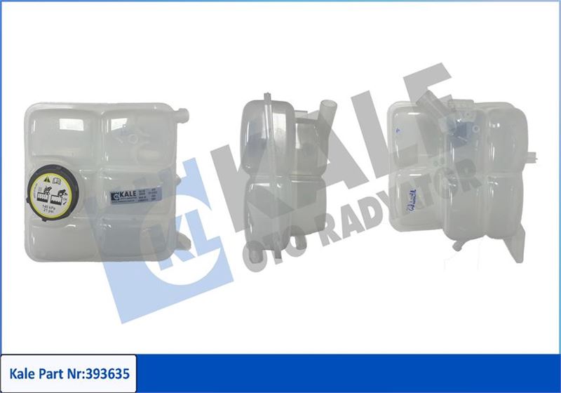 KALE 393635 Radyatör Yedek Su Deposu I Ford C-Max Ii 10-19 Focus Iii 10-17 Kuga Ii 14-19 Transit Connect 13 > 1.6 2.0tdci Kapaksiz