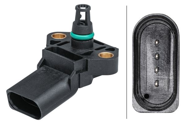 HELLA 6PP009403341 Boost Başinç Kontrol Sensörü 4 Kutuplu Vw