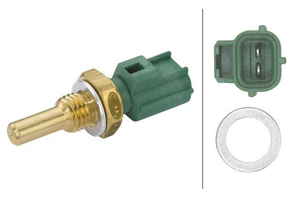 HELLA 6PT009107481 Hararet Müşürü Toyota Avensis 1.6l 3zzfe Zzt250 03-08 / Corolla 1.4l 4zz-Fe Zze120 Vvti 02-06 / 1.6l 3zz-Fe Zze121 Vvti 02-06 / Verso 1.6l 3zz-Fe Znr10 04-> / Mazda 2 De 07-> / 3 Mazda 3 Bk Bl Bm 03->