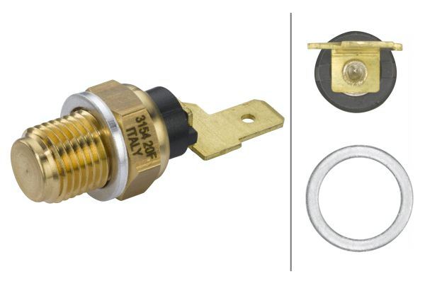 HELLA 6PT009107691 Yağ Sicakliği Sensörü Vw Ford 12v