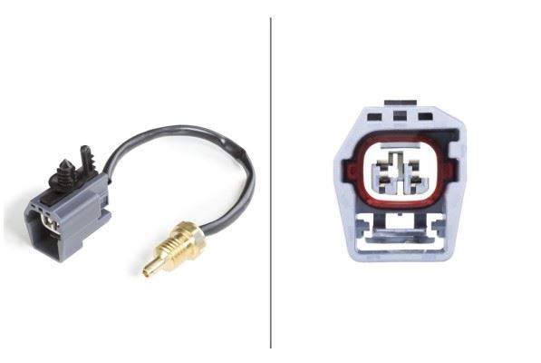 HELLA 6PT009309451 Hararet Müşürü Ford Connect 98> 1.8 Tdci Silindir Kapağina Gelen