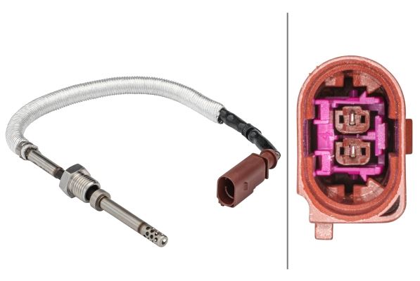 HELLA 6PT358181531 Egzoz Sicakliği Sensörü Vw 220 Mm