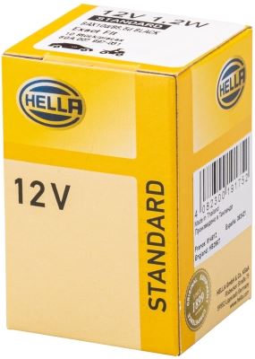 HELLA 8GA007997031 Ampul Black 12v 1 2 W