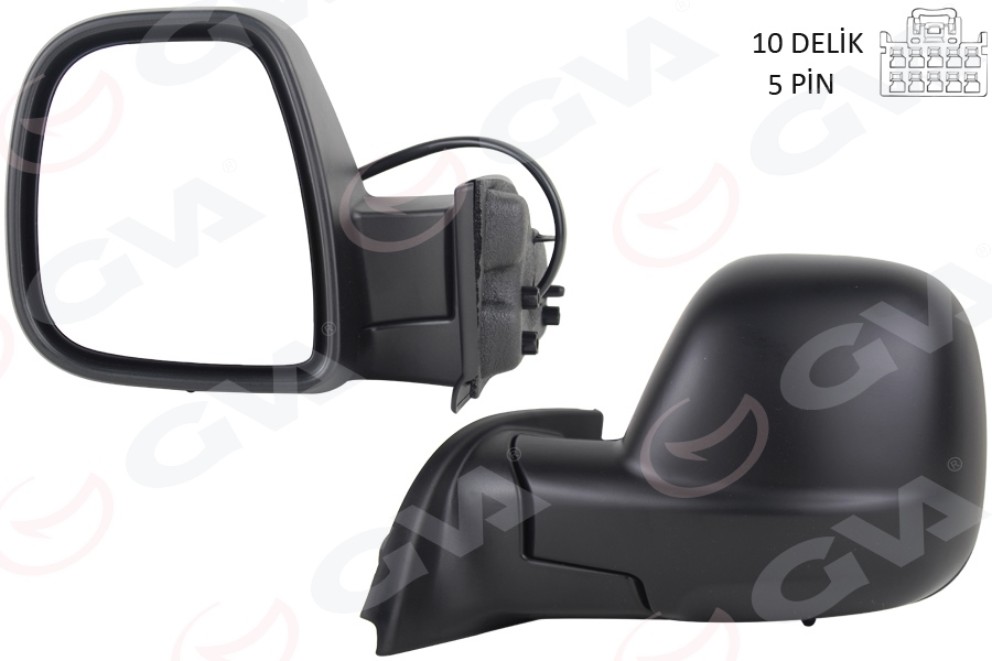 GVA 1045165 Diş Dikiz Aynasi Sol Berlingo- Rifter 2019>Combo-Proace City 19> Elektrikli Desenli Rezistansli