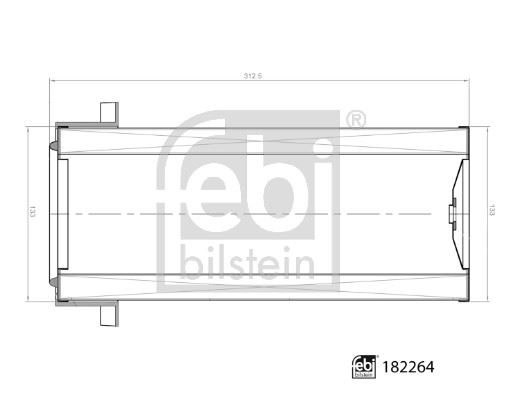 FEBI 182264 Hava Filtresi Lamborghini Trattori