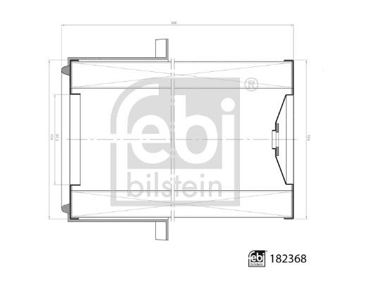 FEBI 182368 Hava Filtresi New Holland