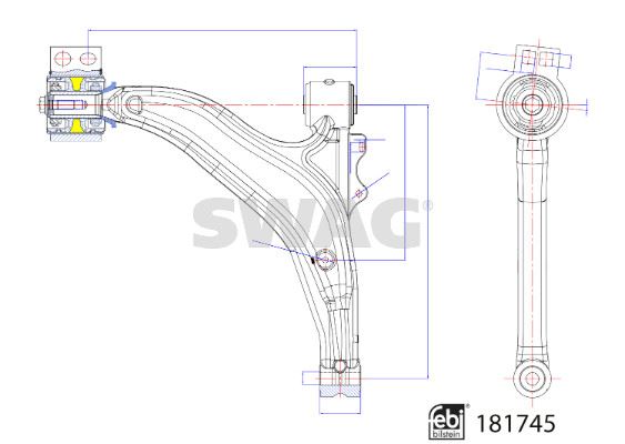 DEL-TC3808 Alt Salincak  Sag (Opel  Astra J)