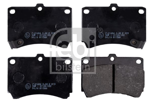FEBI 16195 Ön Fren Balata Mazda 323 1.6l B6 Bg Kasa 89-95 / 1.5l Z5 Dohc Ba Kasa 96-98