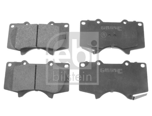 FEBI 16726 Ön Fren Balata Toyota Hilux 3.0l 1kd-Ftv Kun26 4x4 09-11 / Land Cruiser Prado 4.0l 1gr-Fe Grj150 09- > 3.0l 1kd-Ftv Kdj120 D-4d 03-09 / Mitsubishi Pajero 3.2l 4m41 V98w 07->