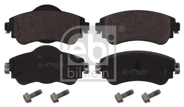 FEBI 16866 Ön Fren Balatasi Citroen C4 B7 1.4 Vti 09 > C4 1.6 Hdi 11/2009 > Ds4 1.6 Hdi 1. 4.2011 >