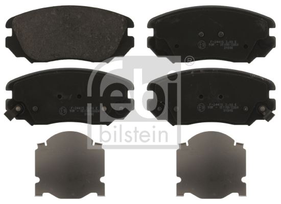 FEBI 16895 Ön Fren Balatasi Insignia A 08>17 Malibu 12> Saab 9.5 10>12 296 Mm 16 İnç Jant