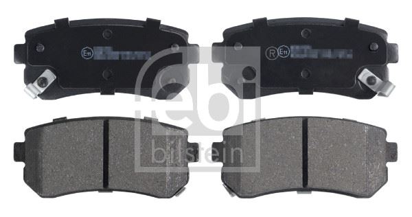 FEBI 116260 Arka Fren Balata Hyundai Accent Era 1.4l G4ee 06-10 / İ30 1.4l 1.6l 08-> / İx35 1.6l G4fd Gdi 11-> / Kia Ceed 1.4l 1.6l 07-> / Sportage 1.6l G4fd Gdi 09-> / Rio 1.4l 1.6l 05-> Sürtünme Yüzeyi Eğik